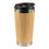 Thumbnail: 450 ml stainless-steel bamboo travel mug with leak-proof lid — supplied by SRTC Corporate Gifts Bangalore.