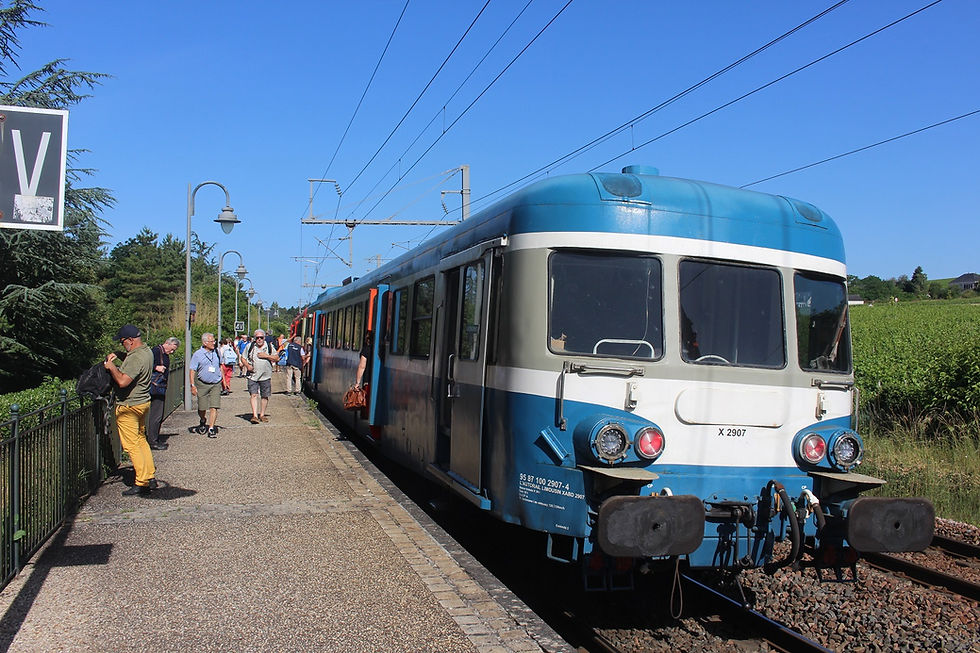 arrivée en gare de Chenonceaux
