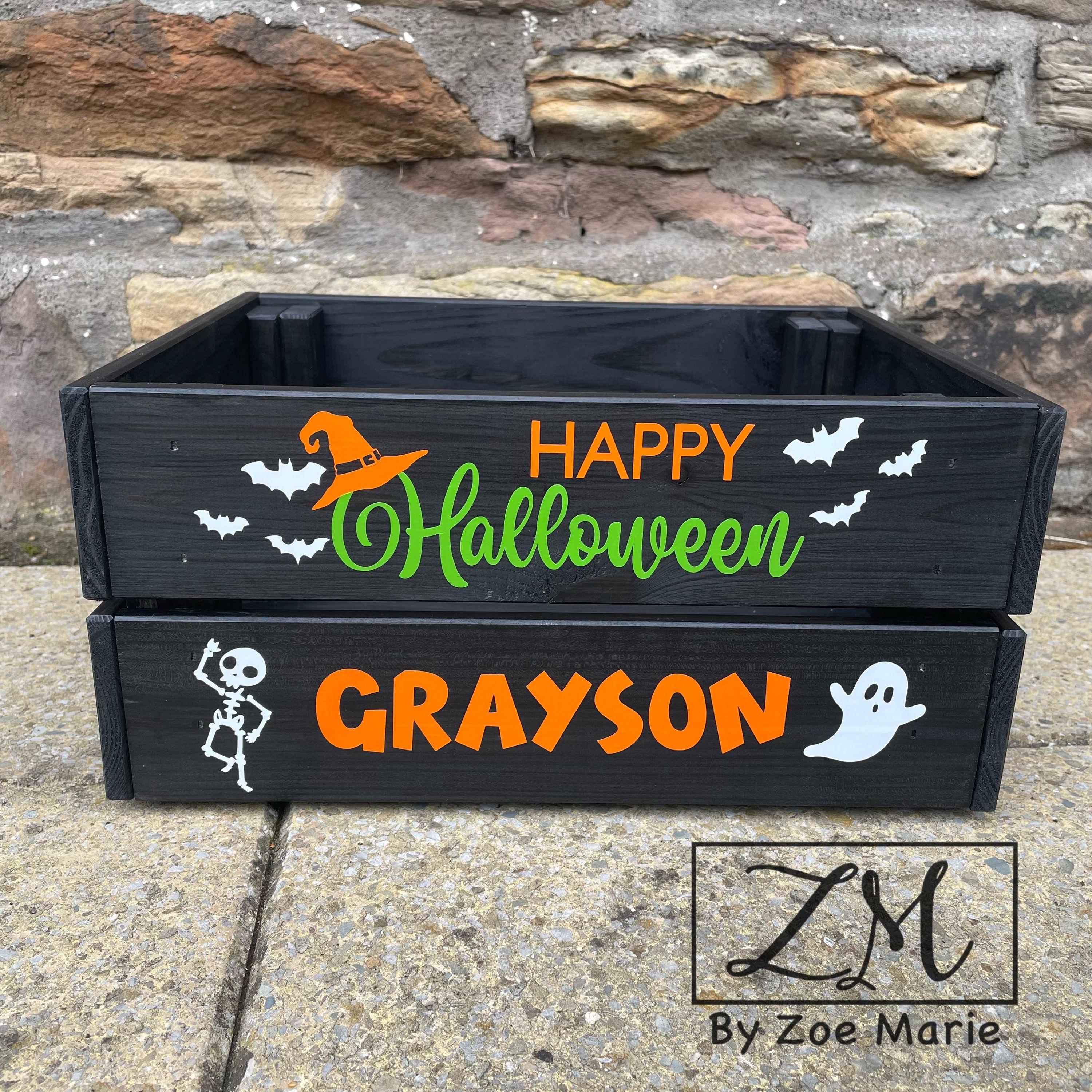 Personalised Halloween Crate
