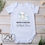 Thumbnail: First Father's Day Elephant Personalised Baby Grow