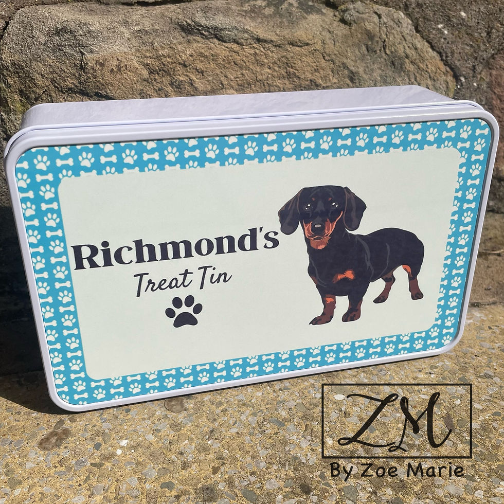 Thumbnail: Personalised Dog Treat Tin