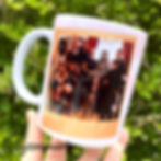 Thumbnail: Pink Rose Personalised  Photo Mug