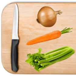 Chopped carrots