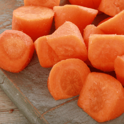 Chopped carrots