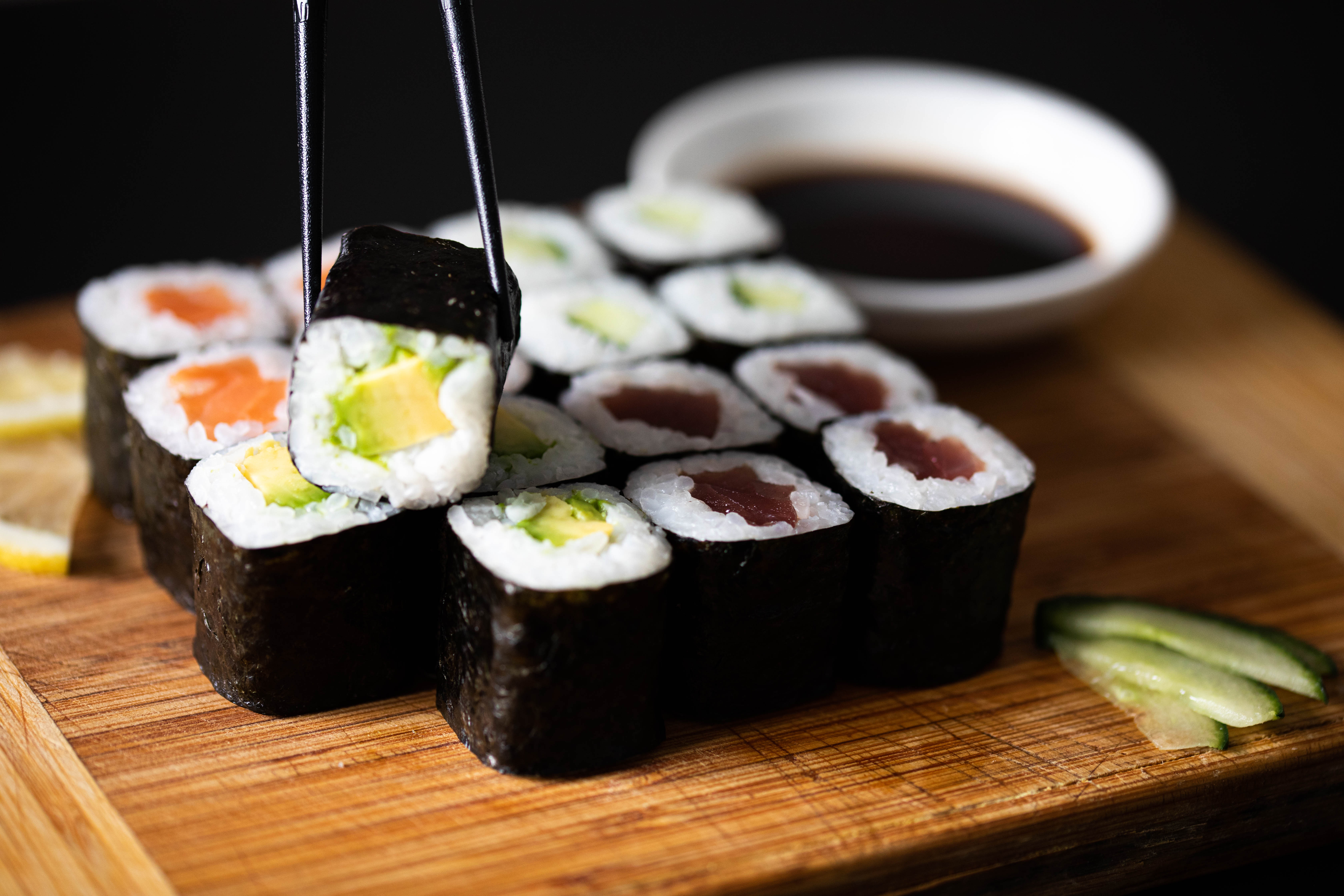 Arranged Food and Objects