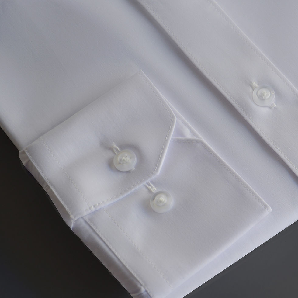 White plain wing collar tuxedo shirt for men