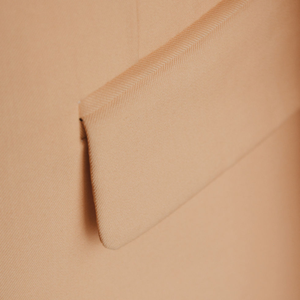 Thumbnail: Peach slim-fit suit with notch lapel