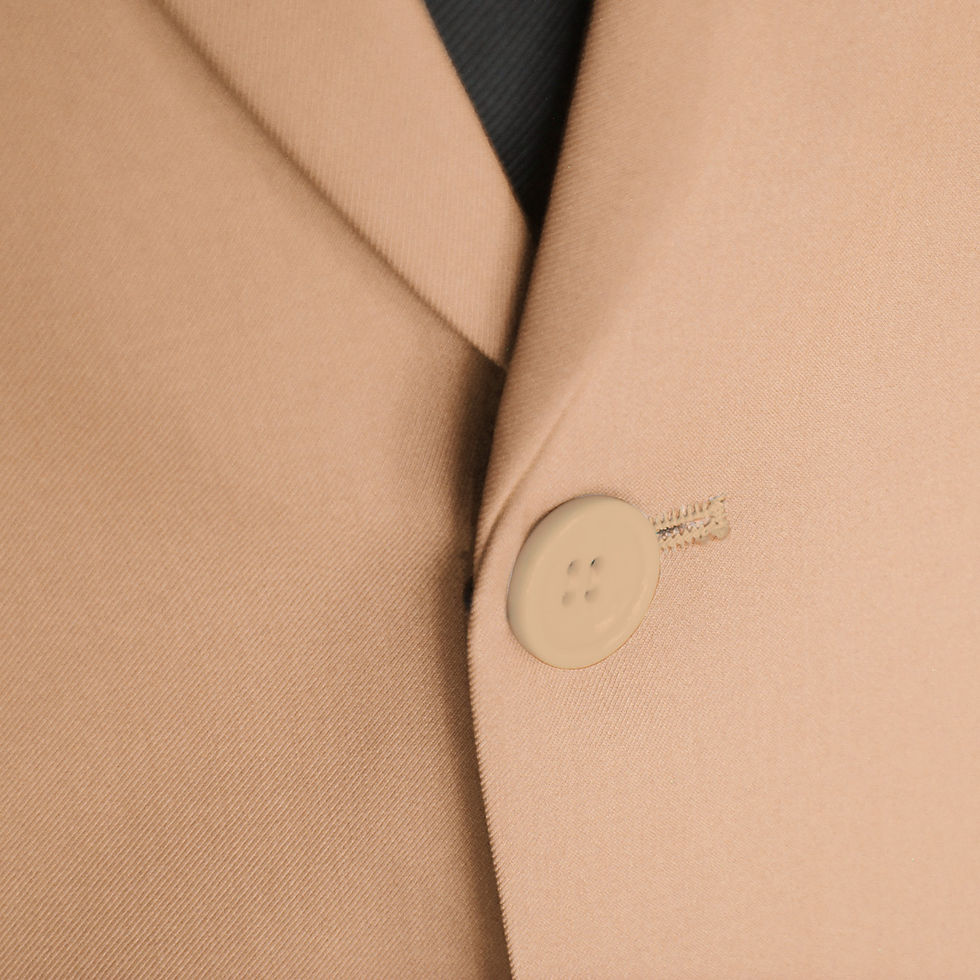 Thumbnail: Peach slim-fit suit with notch lapel