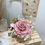 縮圖：裸粉色永生玫瑰小盤（現貨）