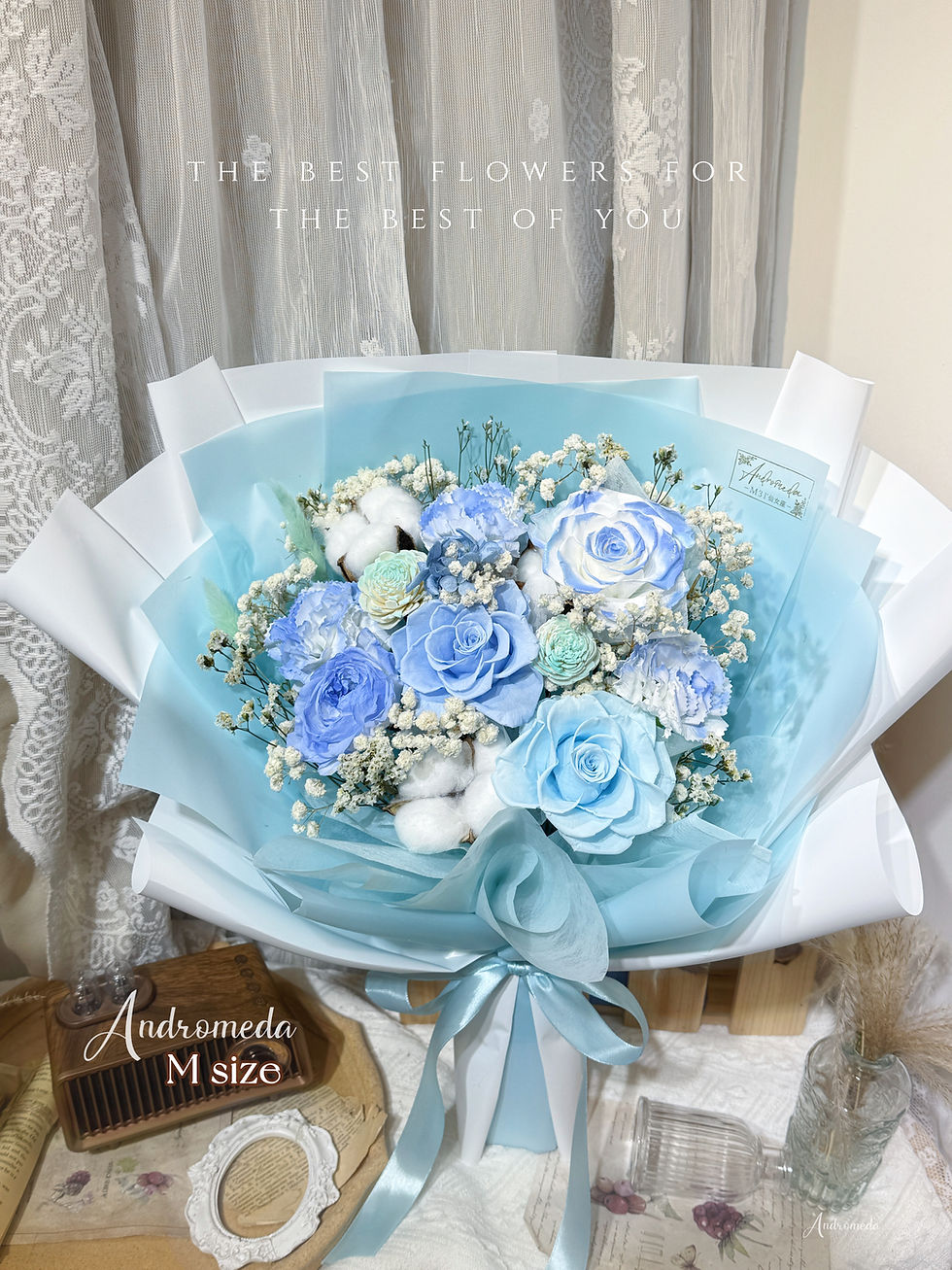 縮圖：M size -Rapunzel 💜NEW 🌷💐粉紫櫻花色玫瑰 