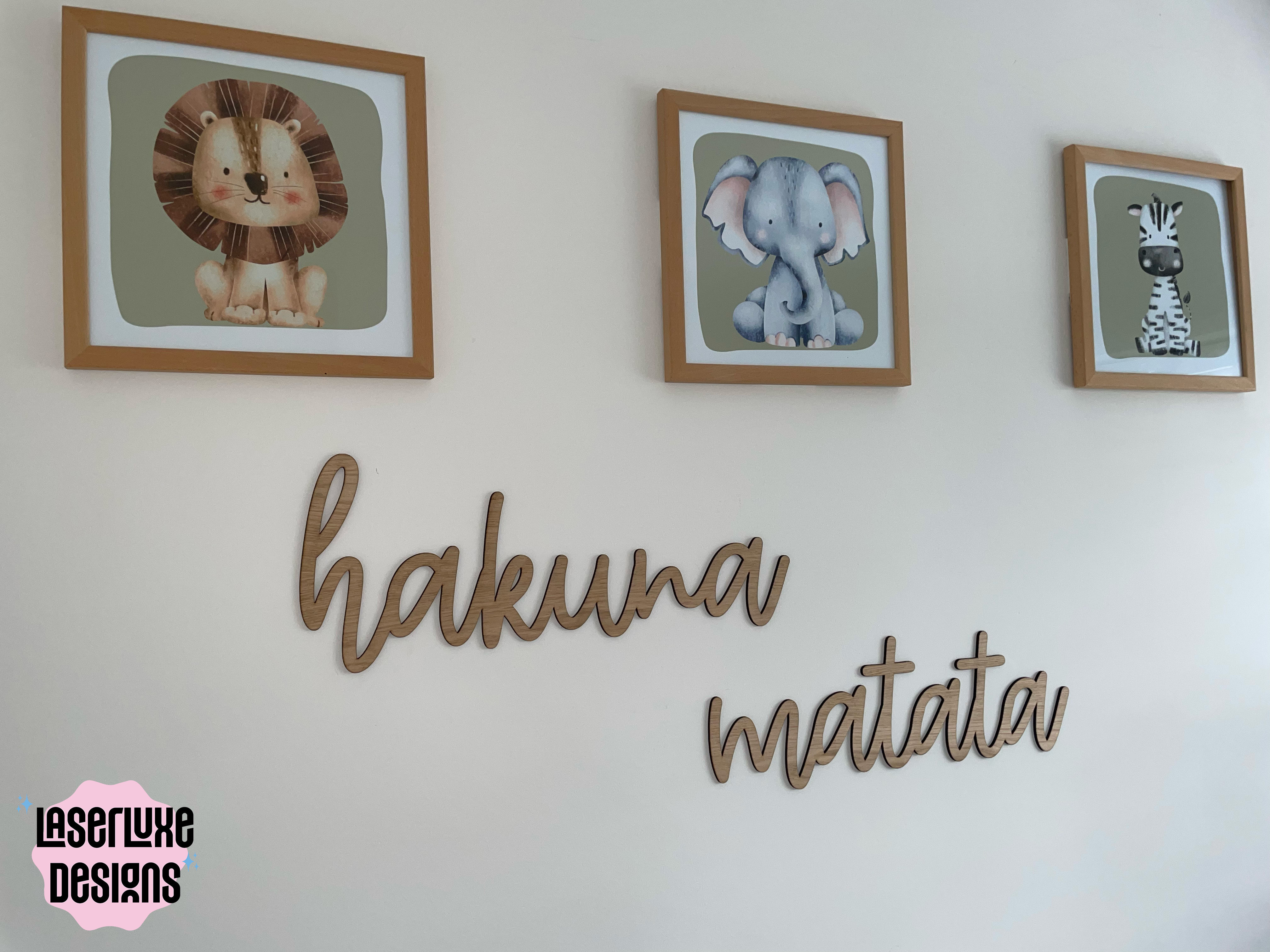 Hakuna Matata Wall Art