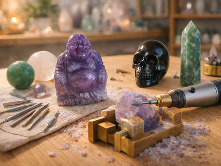 The Sacred Art of Crystal Carving: Honouring the Essence of Stone