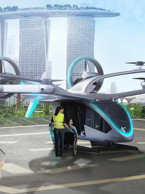 Embraer anuncia táxi voador elétrico de baixo custo e sem emissão de poluentes