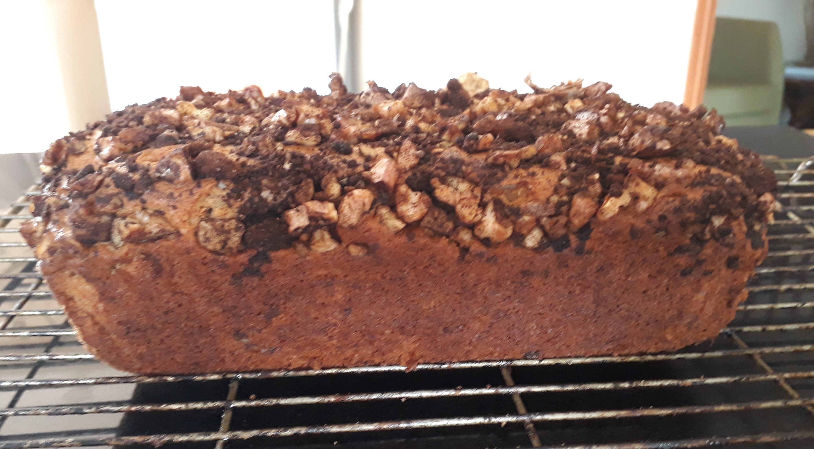 Coffee, Banana and Walnut Cake (Finished