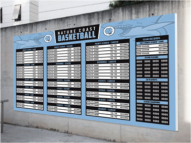 Custom record board design for a client of TFG.