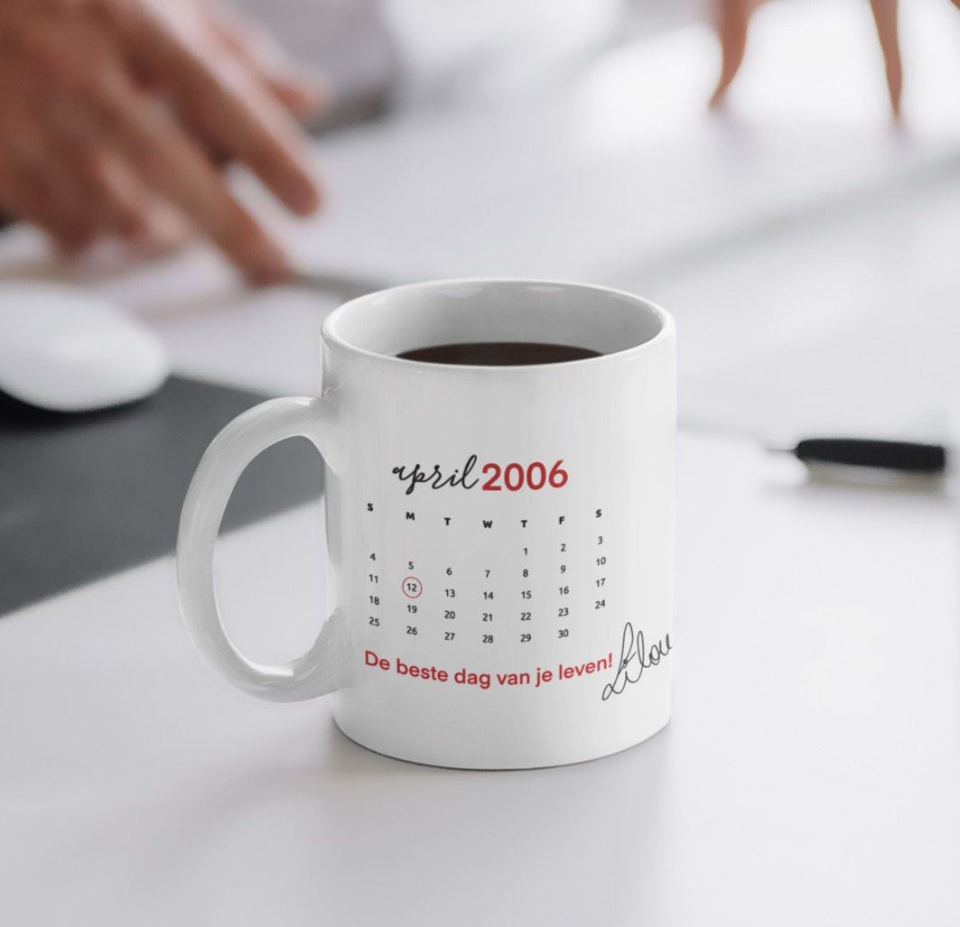 Mug Fête des Pères 'Lisa & Dorien' - Papa est mon super héros