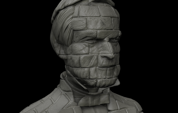 While We Were Marching Digital ZBrush Sculpt