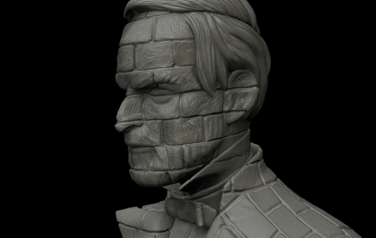 While We Were Marching Digital ZBrush Sculpt