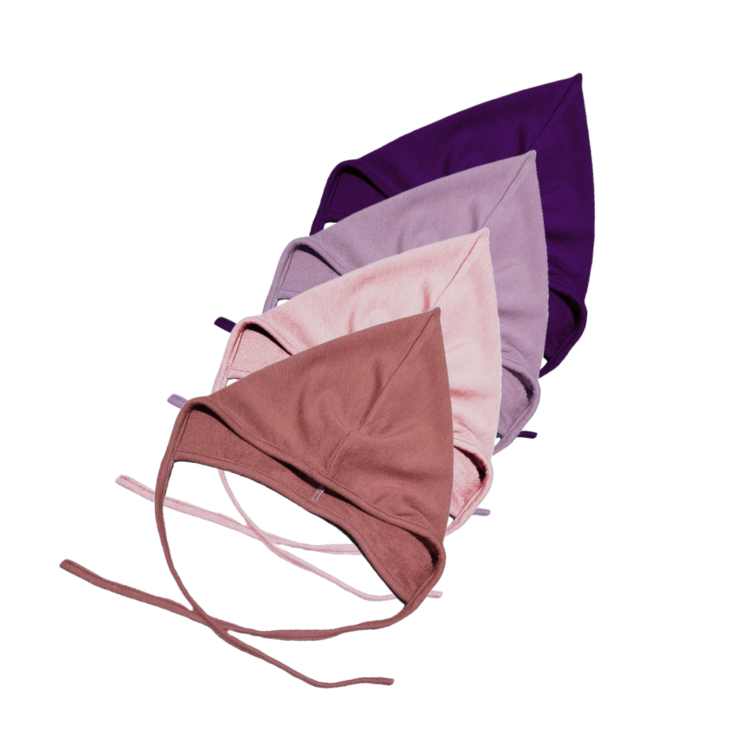 Pinks & Purples Baby Pixie Bonnet | Pointed Hat