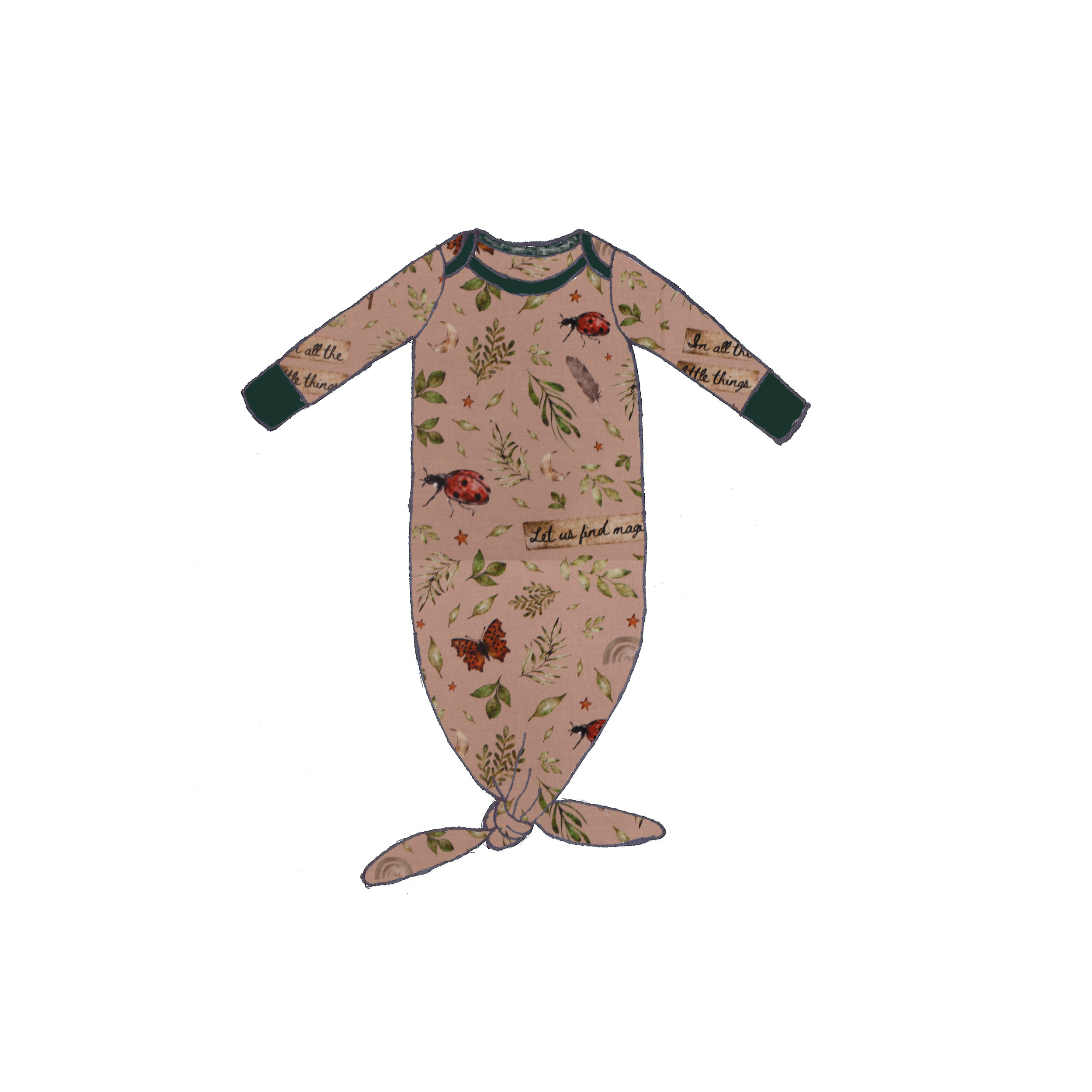 Knotted Baby Gown - Find the Magic
