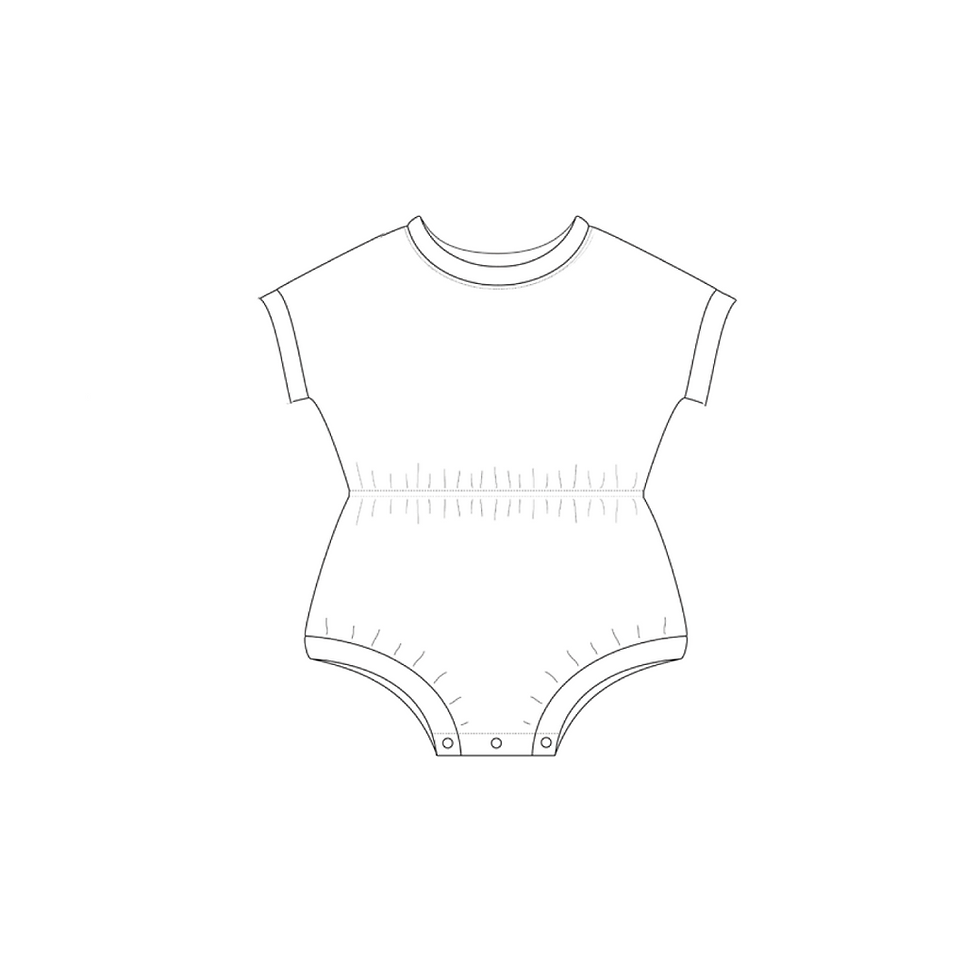 Thumbnail: Custom Oversized Sweater Romper | Diaper Shirt | Bodysuit