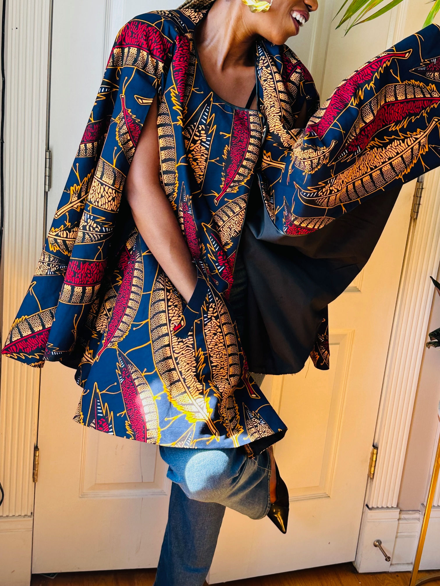 It's Handled Jacket: Fall Love Print