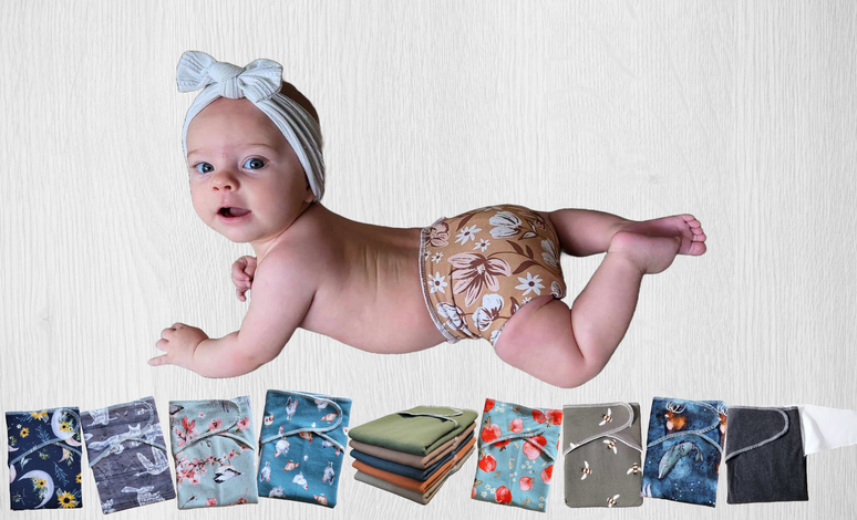 preflats, preflat cloth diapers and handmade diaper covers