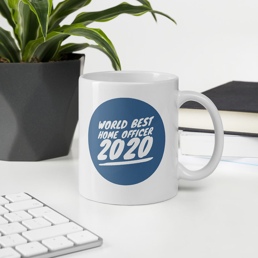 Miniaturbild: Tasse World Best Home Officer 2020