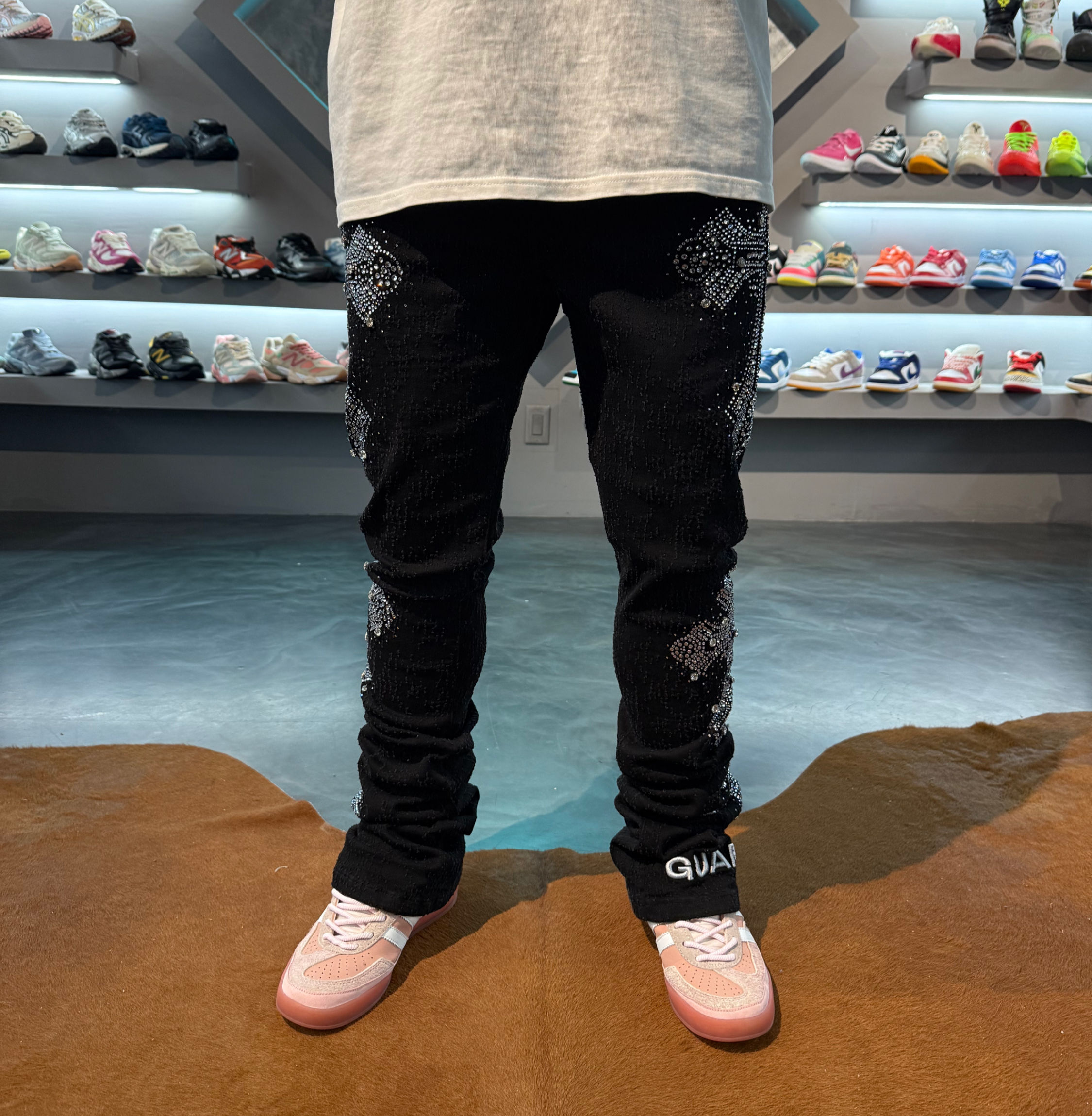 Guapi rhinestone jeans