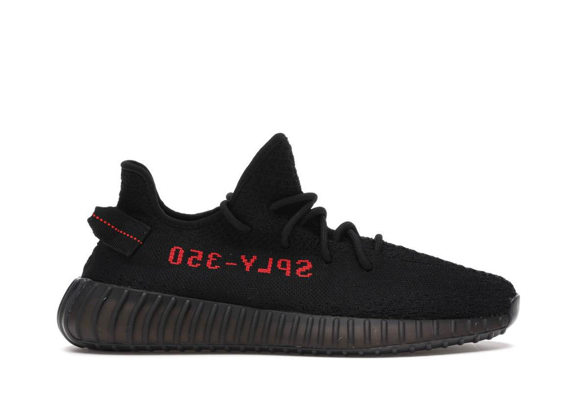 Yeezy 350 Black Red