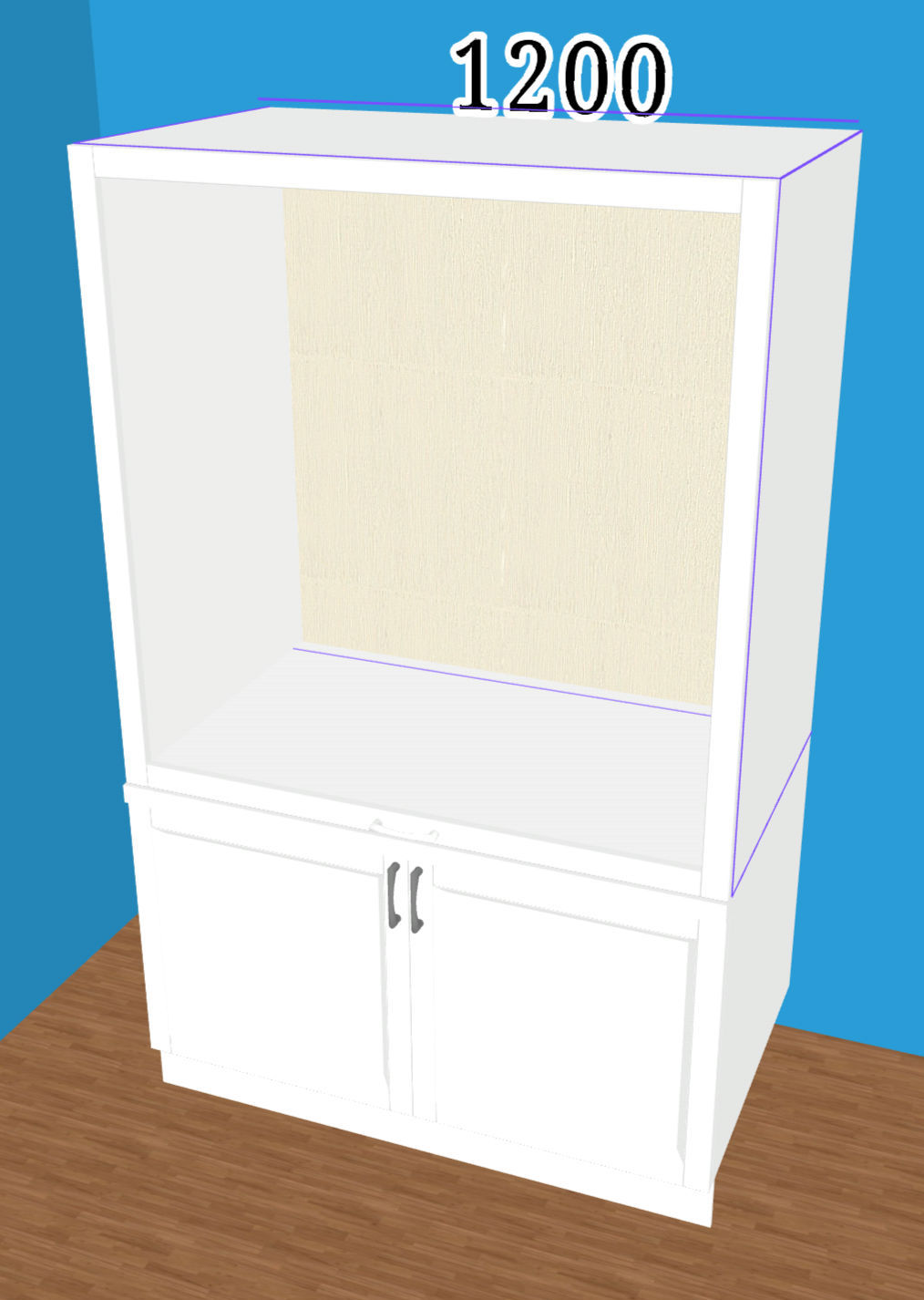 Large Melamine Cabinet