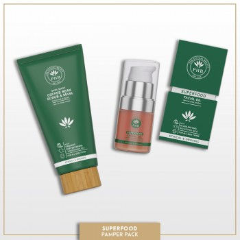 VEGAN SKIN CARE BUNDLE | SUPERFOOD PAMPER PACK | GLOW + YOUTH BOOST FOR ALL SKIN