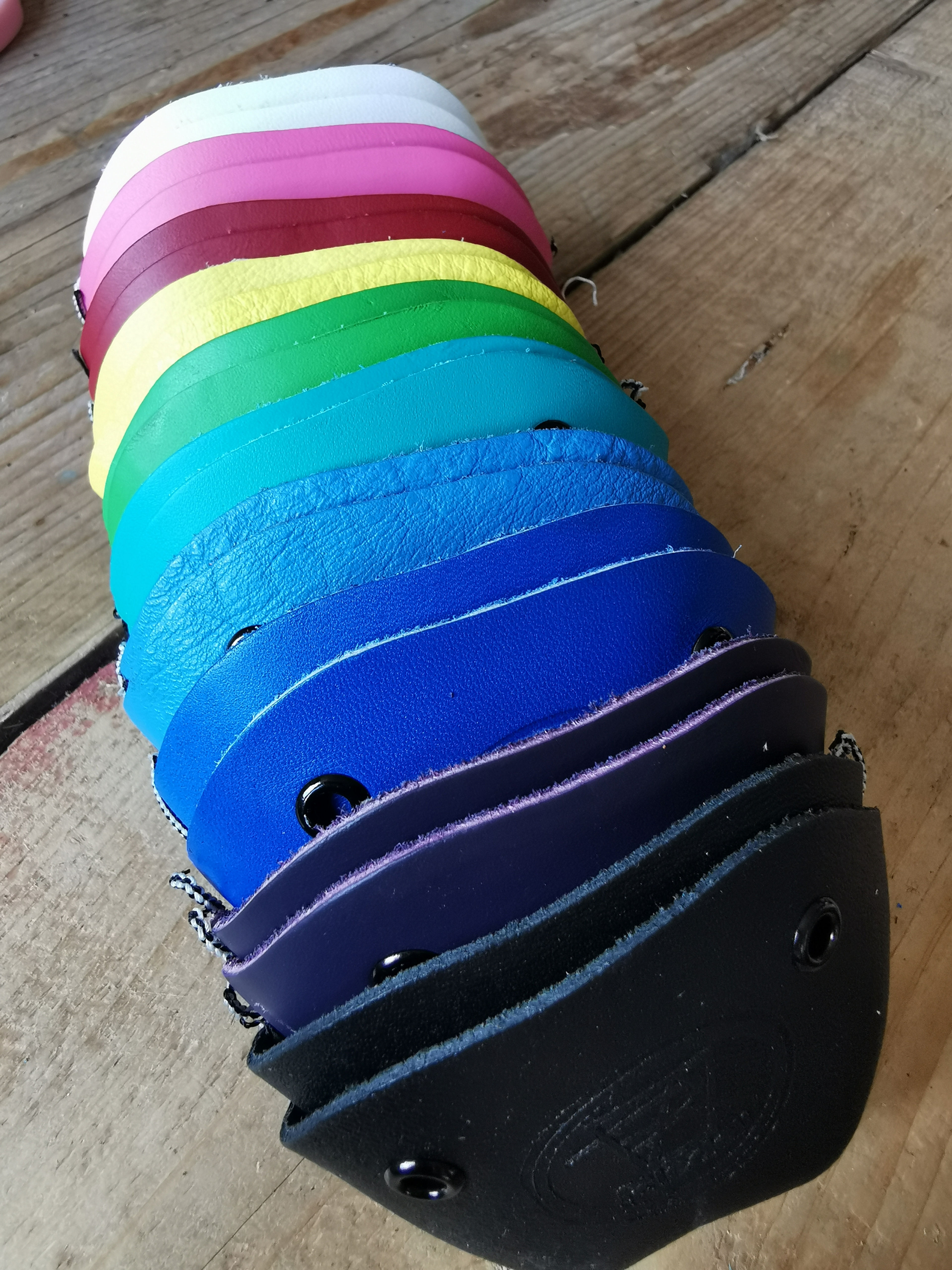 Riedell Leather Toe Caps