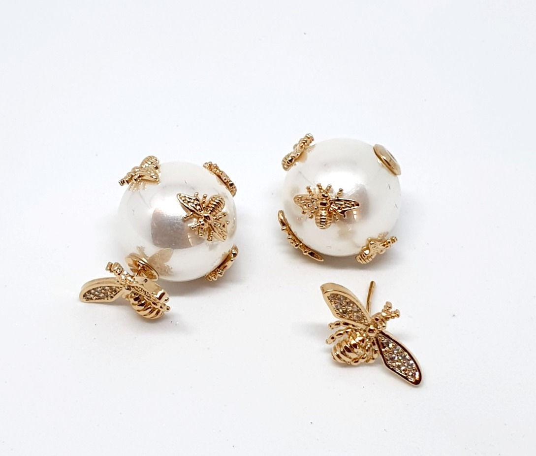 BRINCO ABELHA FECHO PÉROLA