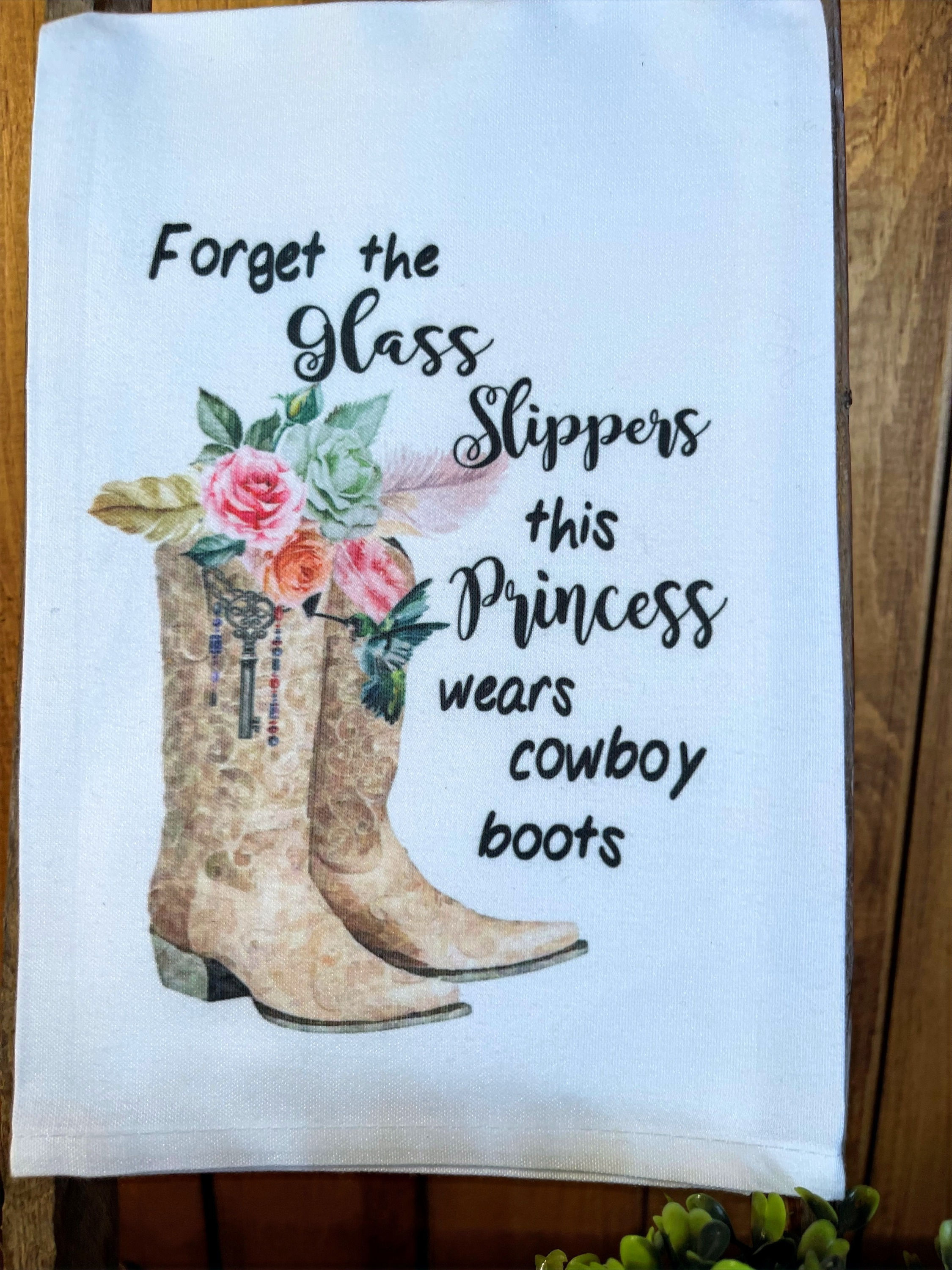 This Princess Wears Cowboy Boots Towel