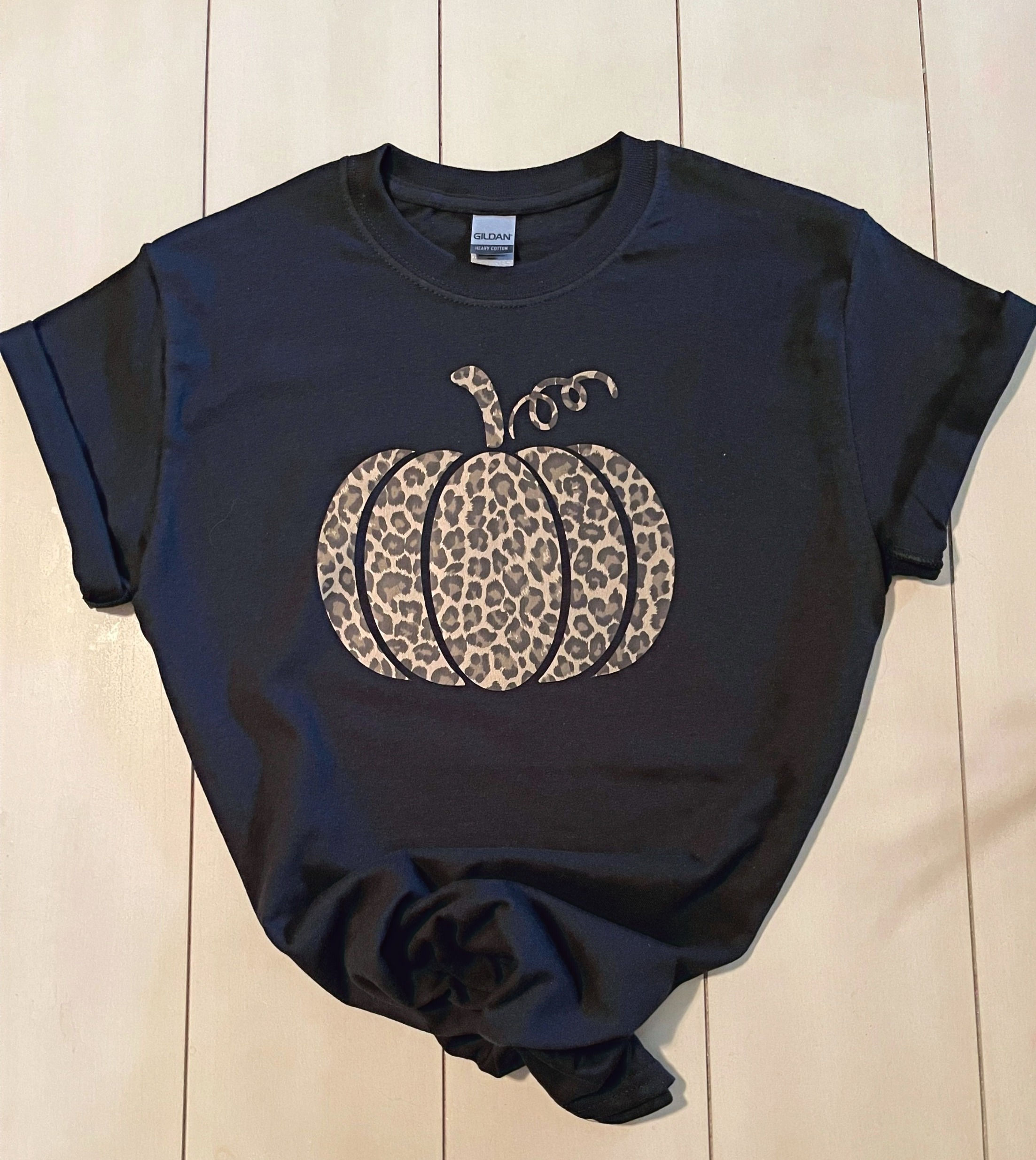 Leopard Pumpkin TShirt