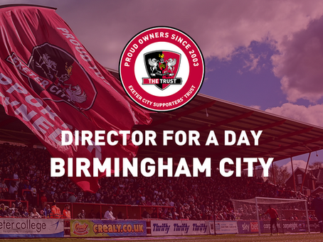 Director For a Day: Birmingham City