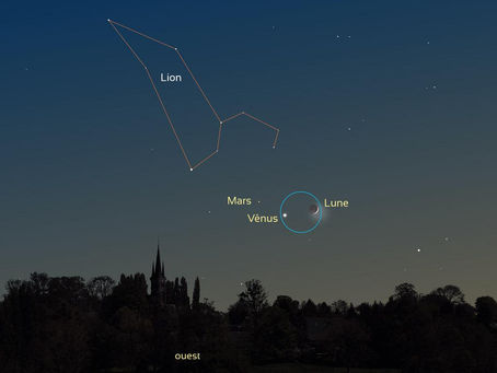 La Lune, Vénus et Mars ensemble pour le solstice d’été