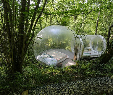 Bulle pour dormir dans la forêt chez Dormir en Bulle