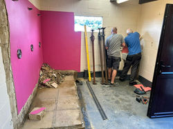 Shower refurb phase 2 started Aug 2025