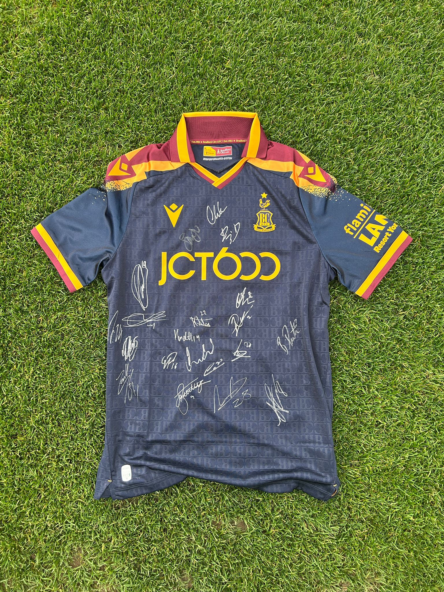 Bradford City Signed Alternate Shirt 26/27