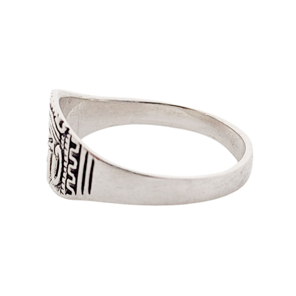 Thumbnail: Eye of Ra Ring .925 Sterling Silver (S2) Side