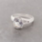 Crystal Quartz Ring .925 Silver (SR1)