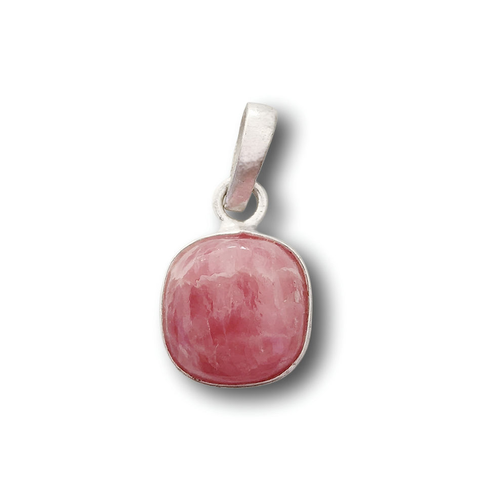 Thumbnail: Rhodochrosite Pendant .925 Sterling Silver (CC) WB
