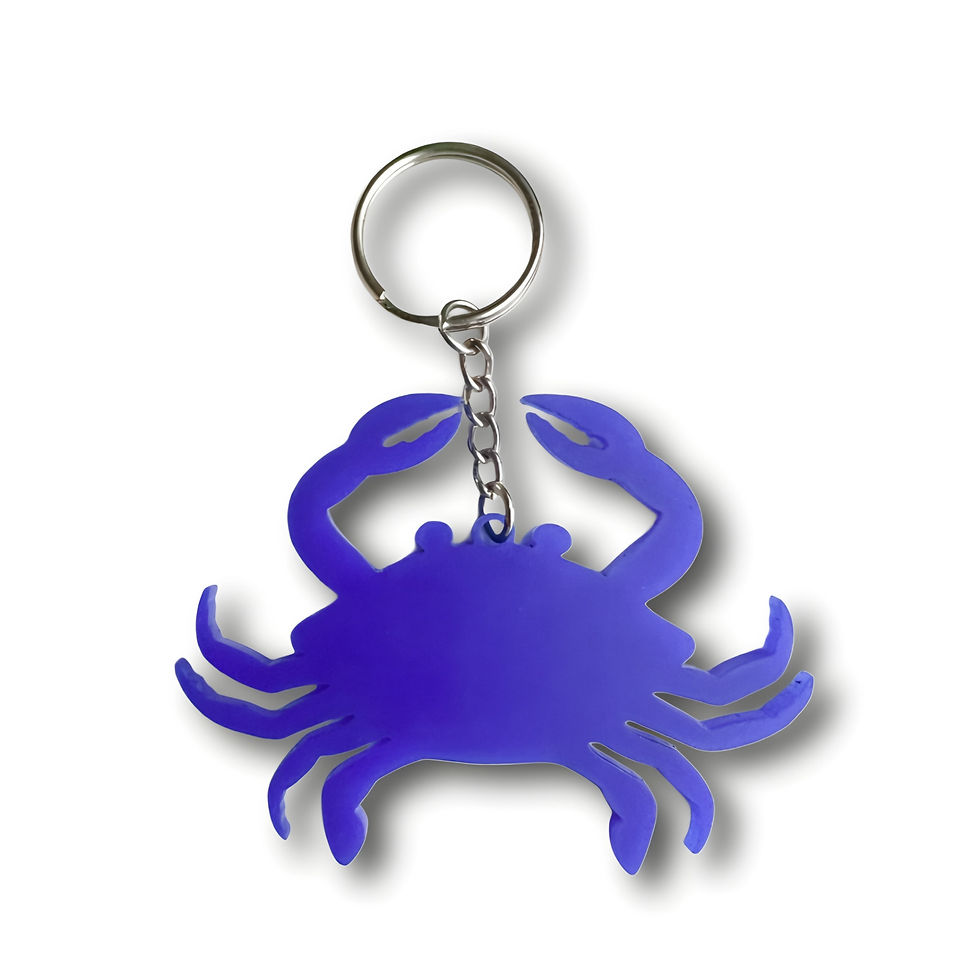 Thumbnail: Crab Acrylic Keychain WB