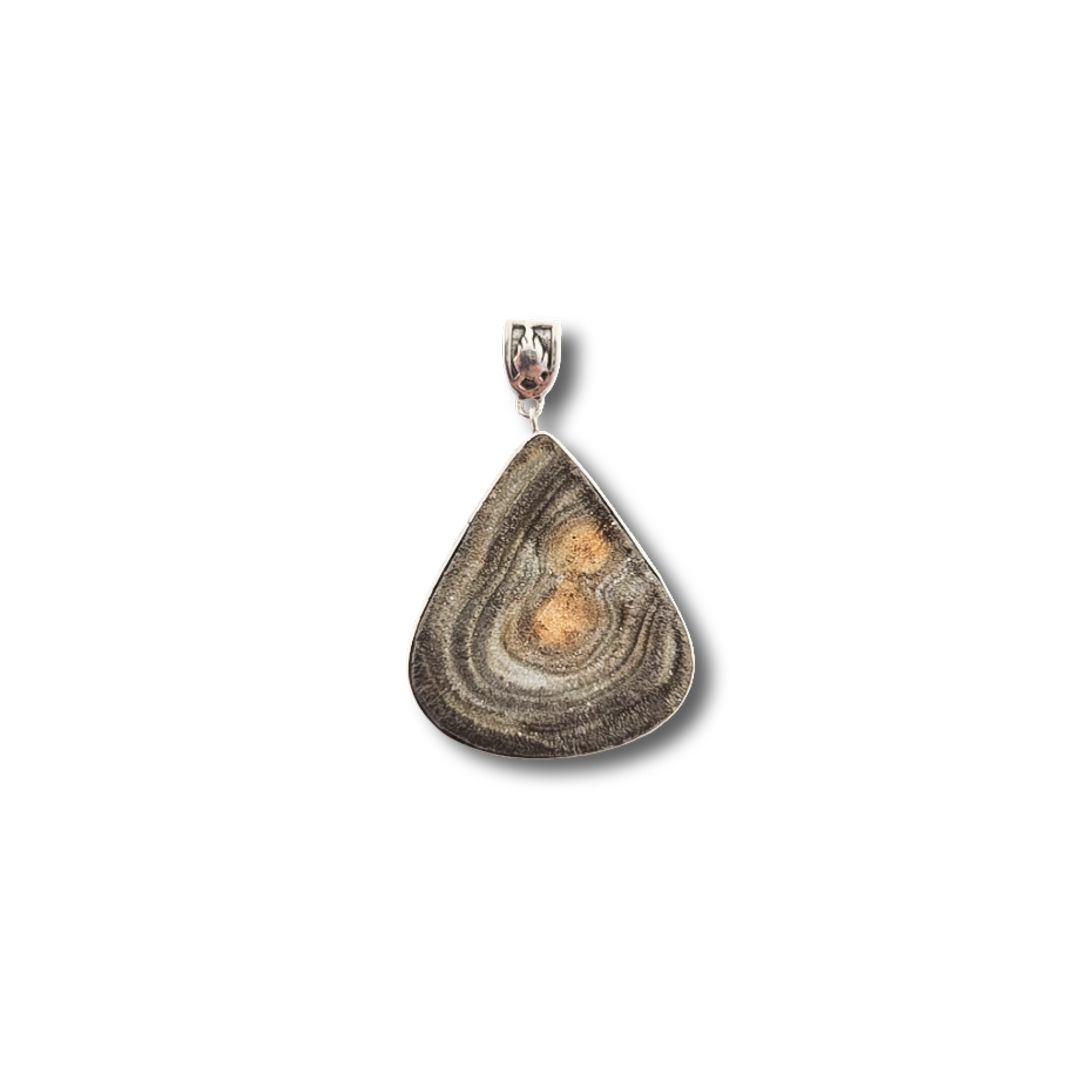Desert Druzy Pendant .925 Silver (NTD1)