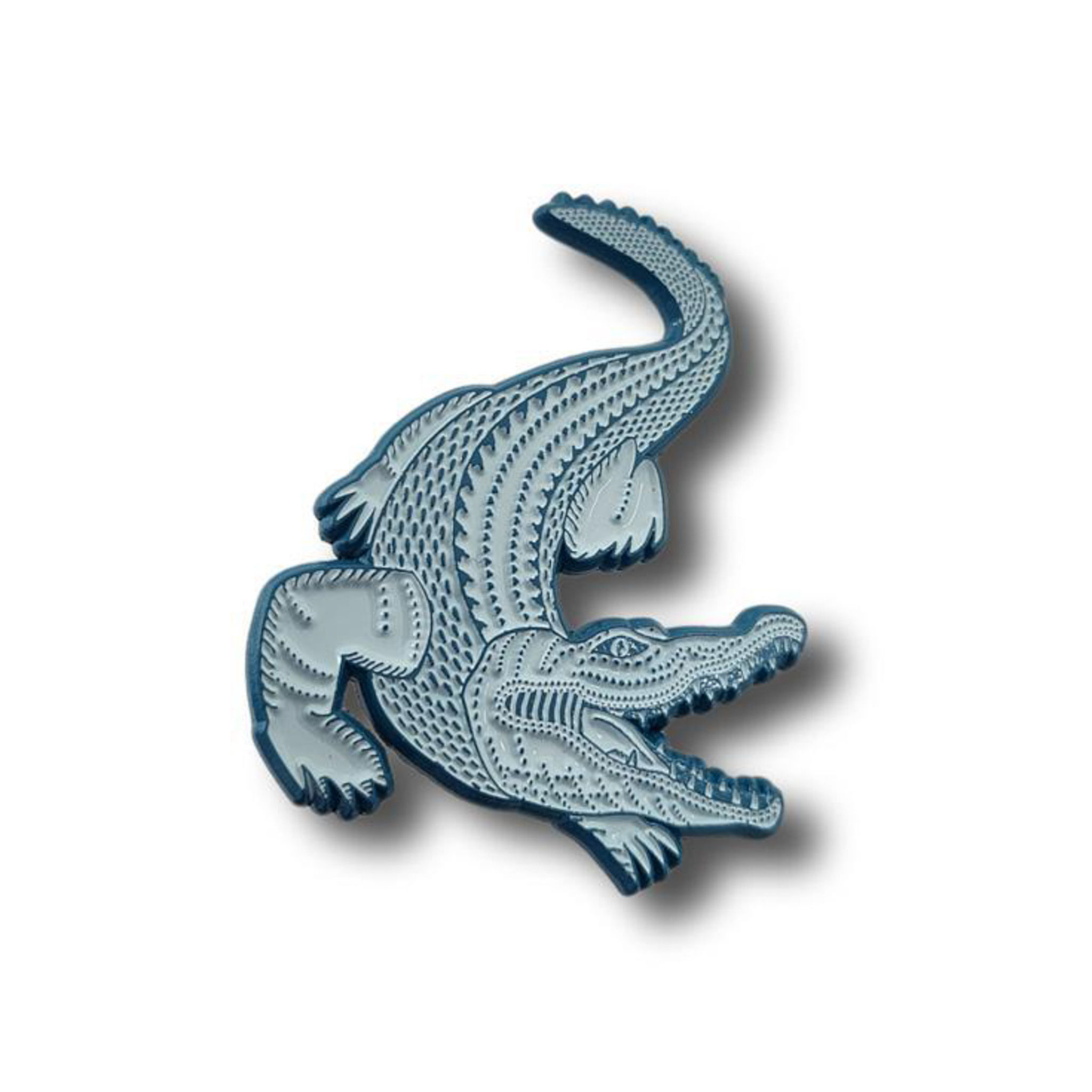 Alligator Blues Enamel Pin