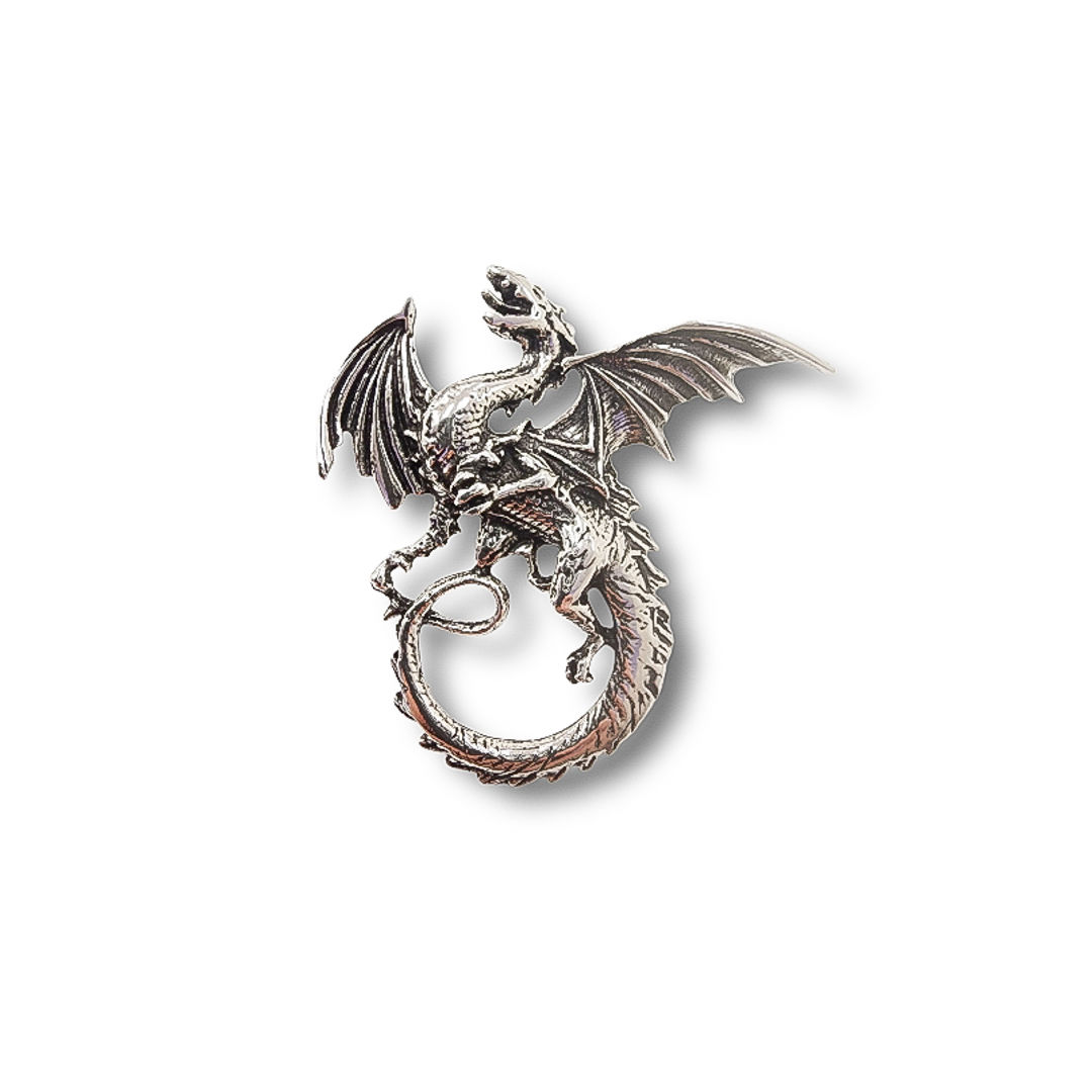 Dragon Pendant .925 Sterling Silver (S6)