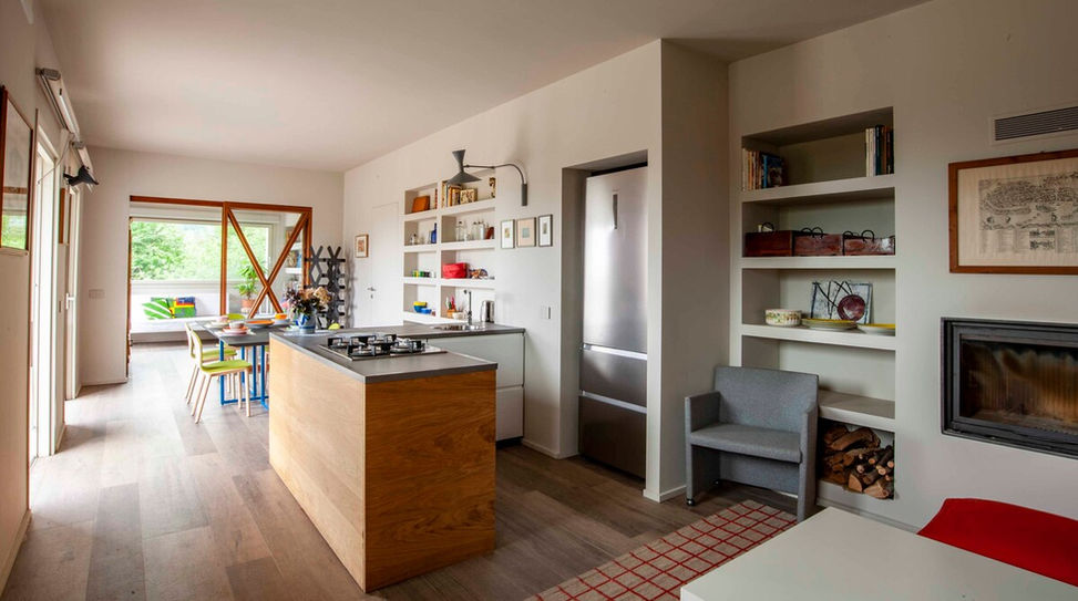 View on dining room and guest room (1st floor)