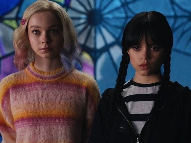 Wednesday Addams & her colorful friend Enid Sinclair
